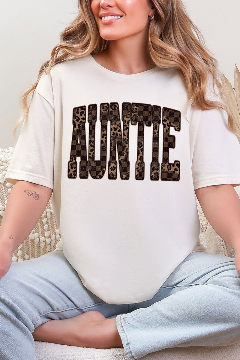 Leopard Luxe Auntie Softstyle Adult T-Shirt - Wholesale Accessory Market