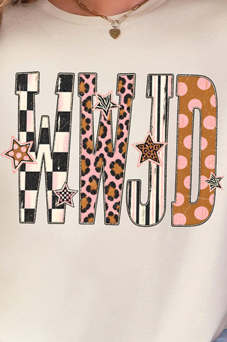 WWJD Pattern Pop Softstyle Adult T-Shirt - Wholesale Accessory Market