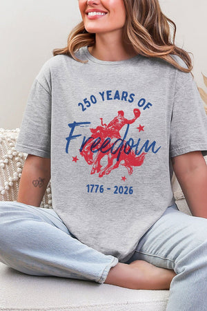 Cowboy 250 Years Of Freedom Softstyle Adult T-Shirt - Wholesale Accessory Market
