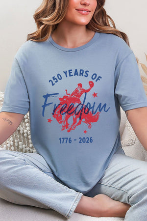 Cowboy 250 Years Of Freedom Softstyle Adult T-Shirt - Wholesale Accessory Market