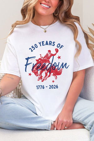 Cowboy 250 Years Of Freedom Softstyle Adult T-Shirt - Wholesale Accessory Market
