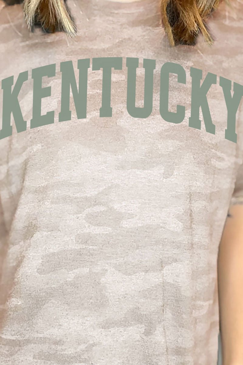 Green Arched Kentucky Fine Jersey Tee - Wholesale Accessory Market