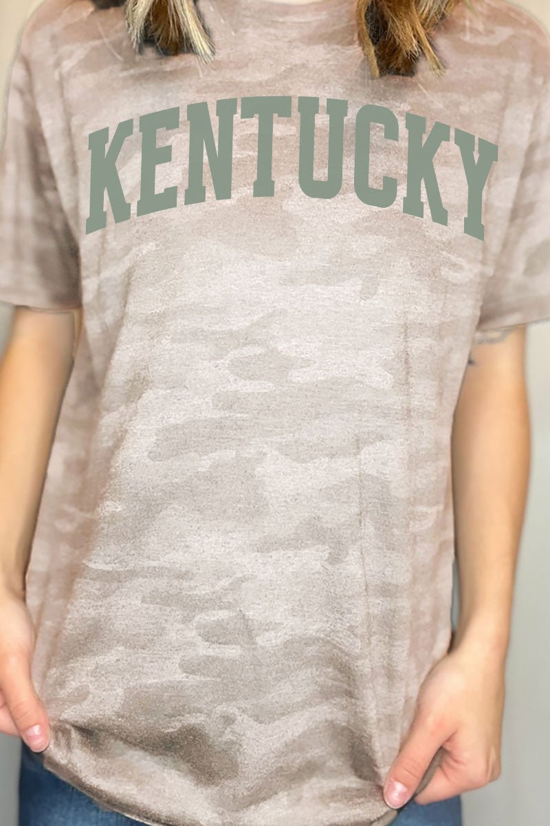 Green Arched Kentucky Fine Jersey Tee - Wholesale Accessory Market