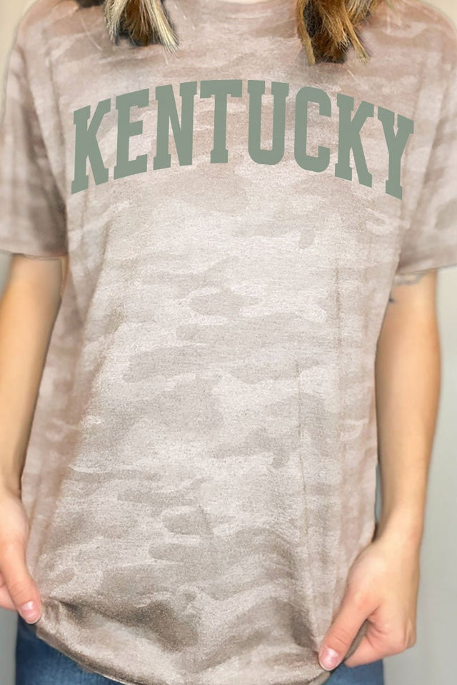 Green Arched Kentucky Fine Jersey Tee - Wholesale Accessory Market