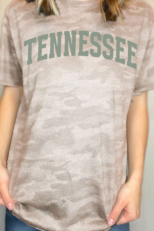 Green Arched Tennessee Fine Jersey Tee - Wholesale Accessory Market