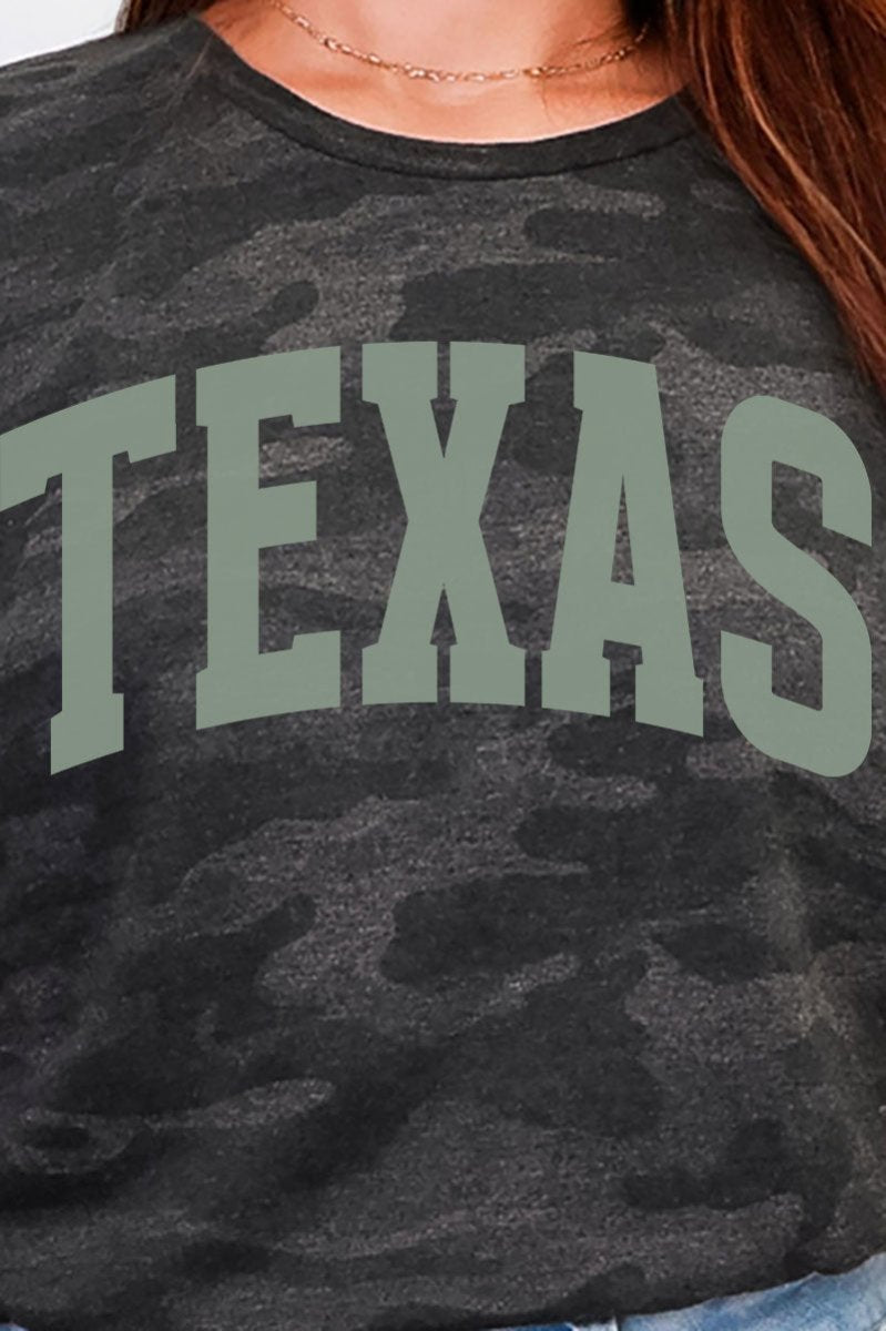 Green Arched Texas Fine Jersey Tee - Wholesale Accessory Market