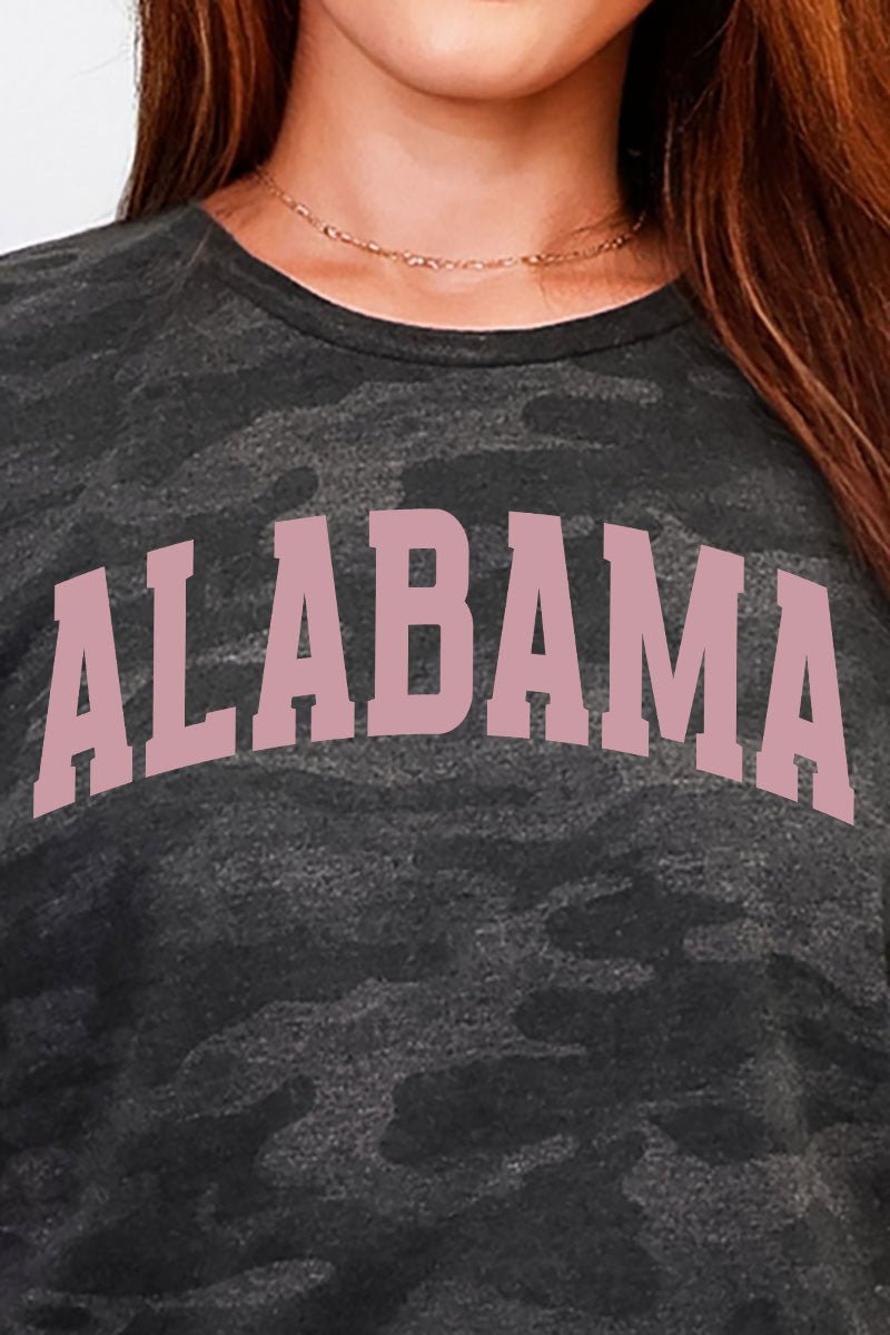 Pink Arched Alabama Fine Jersey Tee - Wholesale Accessory Market