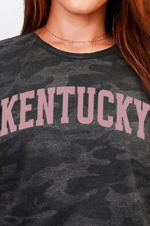 Pink Arched Kentucky Fine Jersey Tee - Wholesale Accessory Market