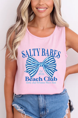 Blue Salty Babes Comfort Colors Cotton Tank Top - Wholesale Accessory Market
