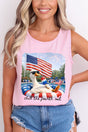 Chill The Fourth Out Comfort Colors Cotton Tank Top - Wholesale Accessory Market