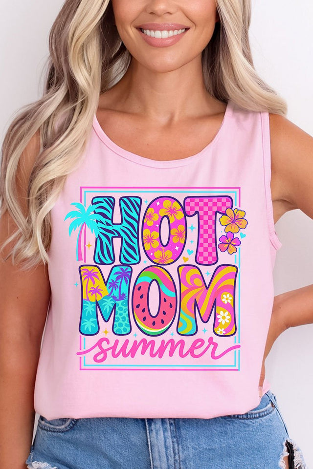 Hot Mom Summer Comfort Colors Cotton Tank Top - Wholesale Accessory Market