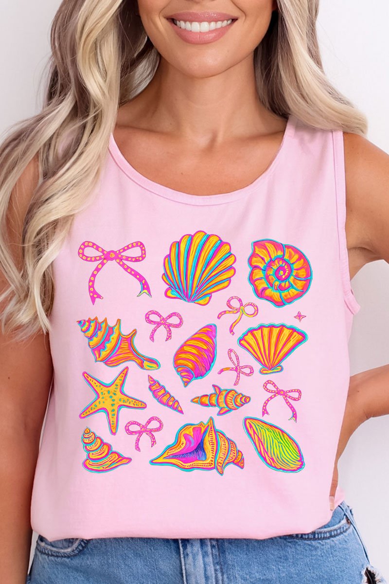 Neon By The Sea Comfort Colors Cotton Tank Top - Wholesale Accessory Market