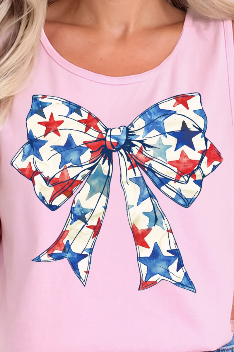 Patriotic Coquette Comfort Colors Cotton Tank Top - Wholesale Accessory Market