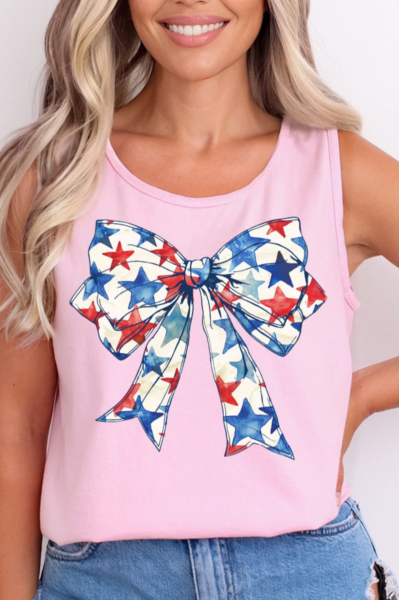Patriotic Coquette Comfort Colors Cotton Tank Top - Wholesale Accessory Market