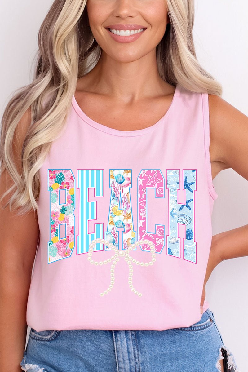 Saltwater Sweetheart Beach Comfort Colors Cotton Tank Top - Wholesale Accessory Market