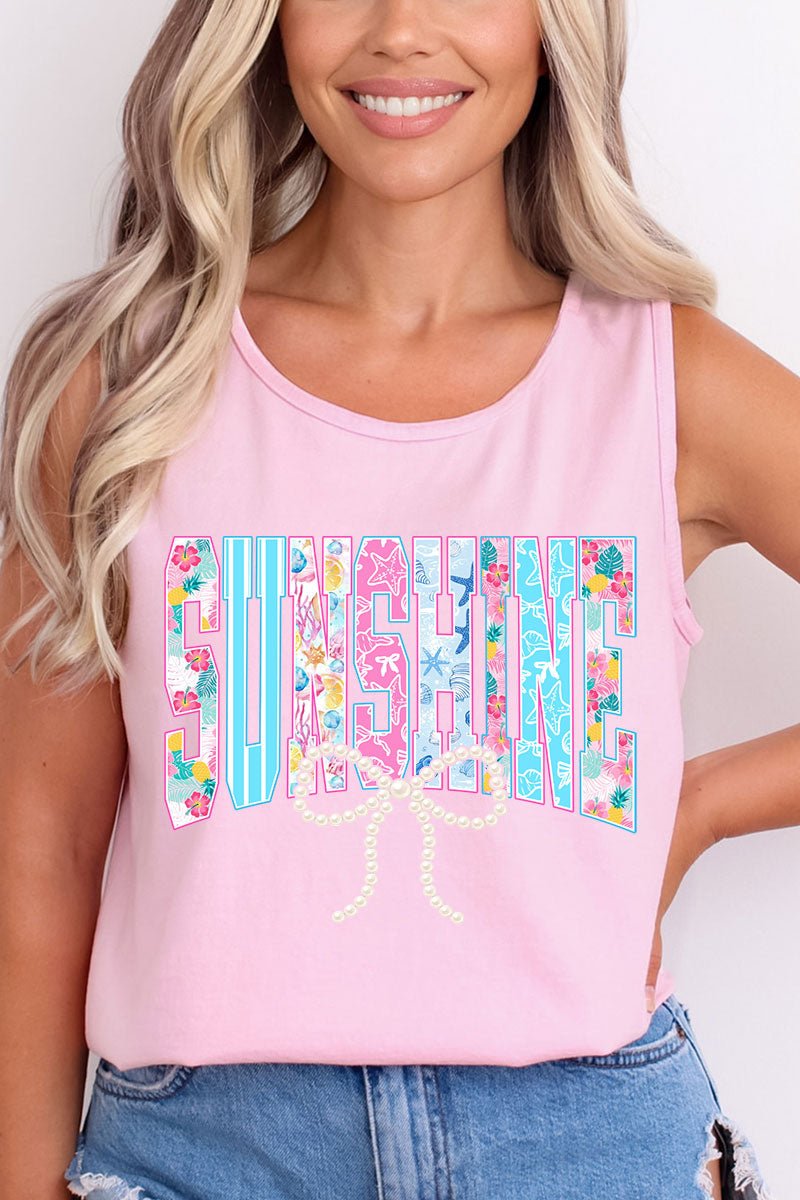Saltwater Sweetheart Sunshine Comfort Colors Cotton Tank Top - Wholesale Accessory Market