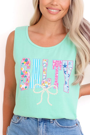 Saltwater Sweetheart Salty Comfort Colors Cotton Tank Top - Wholesale Accessory Market