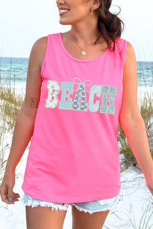 Pearl Luxe Beach Comfort Colors Cotton Tank Top - Wholesale Accessory Market