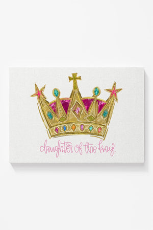Bejeweled Daughter Of The King Ready To Frame Canvas Print - Wholesale Accessory Market