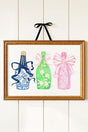 Chinoiserie Champagne Ready To Frame Canvas Print - Wholesale Accessory Market