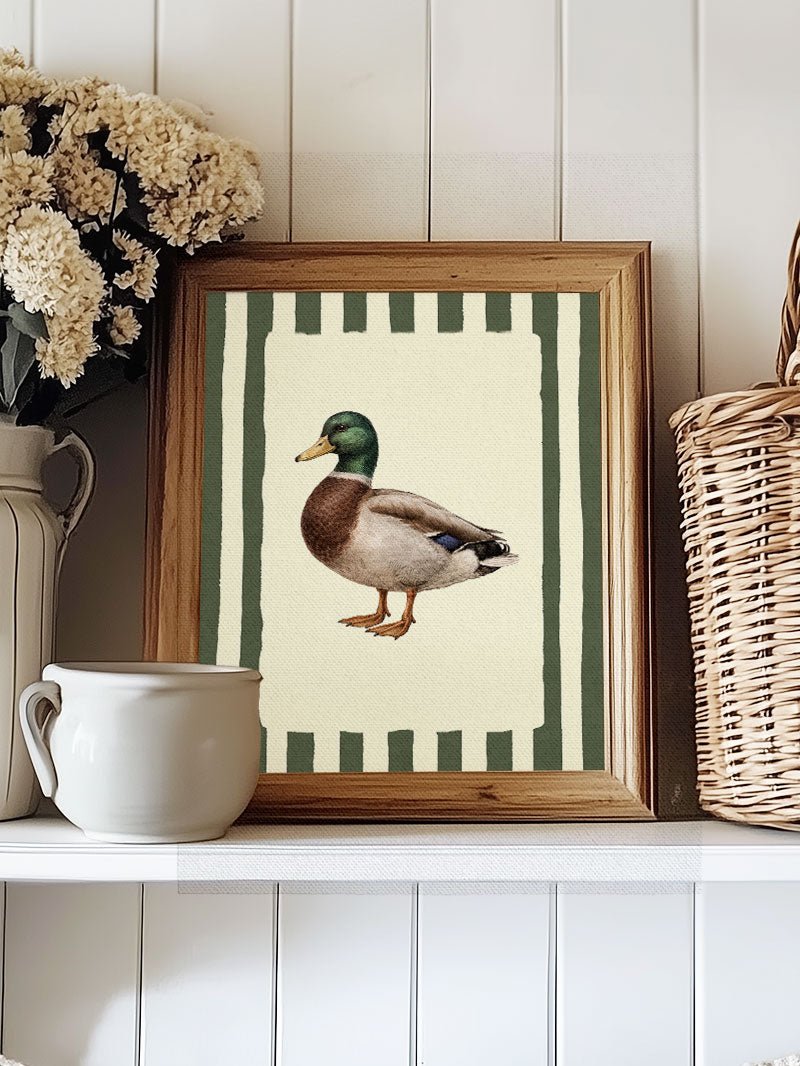 Field Study: Mallard Ready To Frame Canvas Print - Wholesale Accessory Market