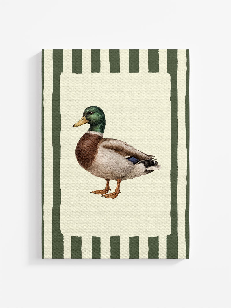 Field Study: Mallard Ready To Frame Canvas Print - Wholesale Accessory Market