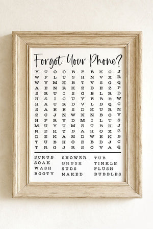 Forgot Your Phone Ready To Frame Canvas Print - Wholesale Accessory Market