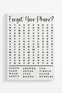 Forgot Your Phone Ready To Frame Canvas Print - Wholesale Accessory Market