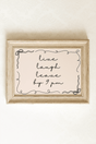 Leave By 9 Ready To Frame Canvas Print - Wholesale Accessory Market