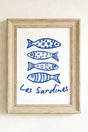 Les Sardines Ready To Frame Canvas Print - Wholesale Accessory Market