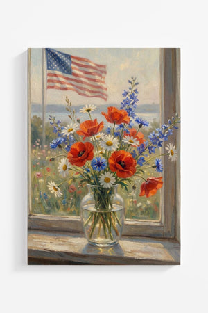 Liberty In Bloom Ready To Frame Canvas Print - Wholesale Accessory Market