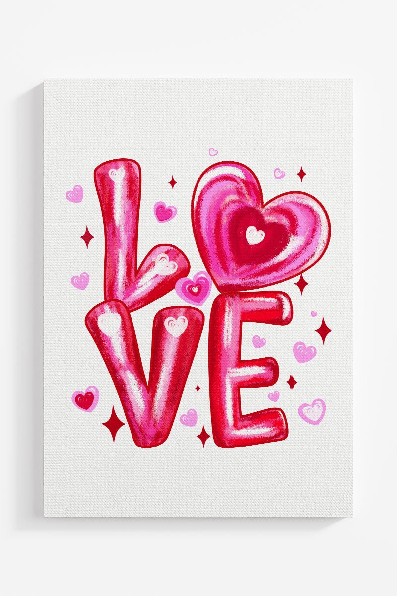 Love In The Air Ready To Frame Canvas Print - Wholesale Accessory Market