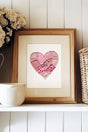 Patchwork Heart Ready To Frame Canvas Print - Wholesale Accessory Market