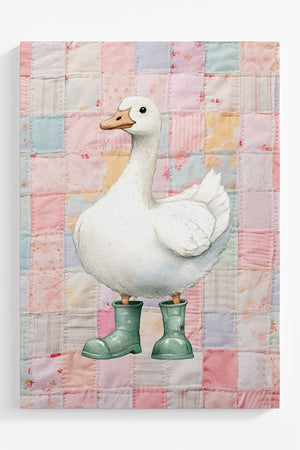 Patchwork Puddles Ready To Frame Canvas Print - Wholesale Accessory Market