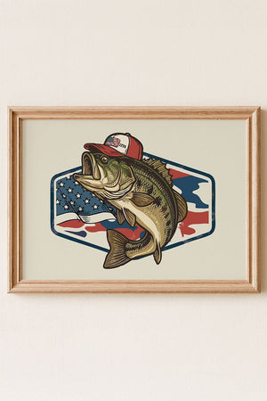 Reel American Ready To Frame Canvas Print - Wholesale Accessory Market