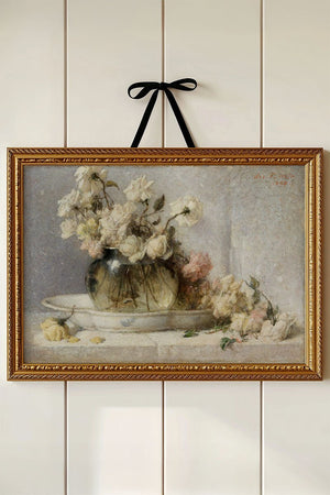 Roses Ready To Frame Canvas Print - Wholesale Accessory Market