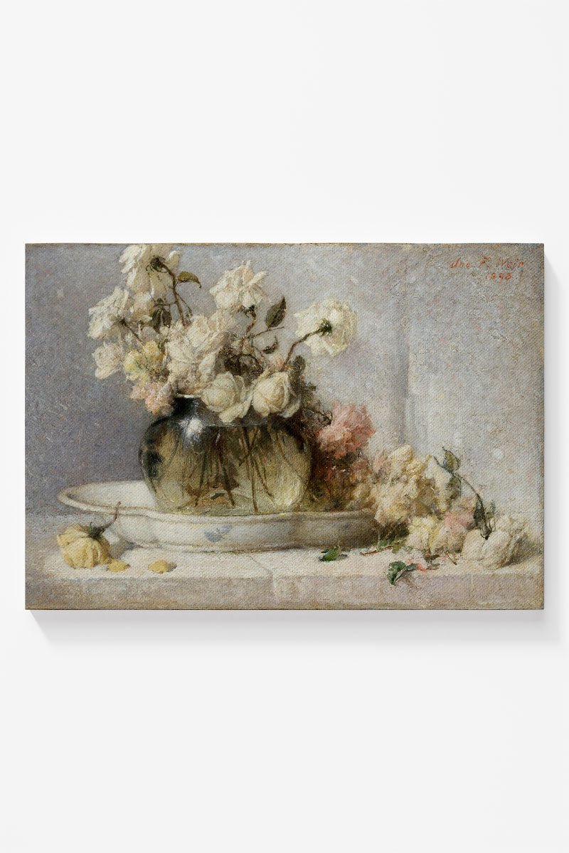 Roses Ready To Frame Canvas Print - Wholesale Accessory Market