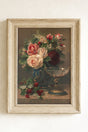 Still Life With Roses And Raspberries Ready To Frame Canvas Print - Wholesale Accessory Market