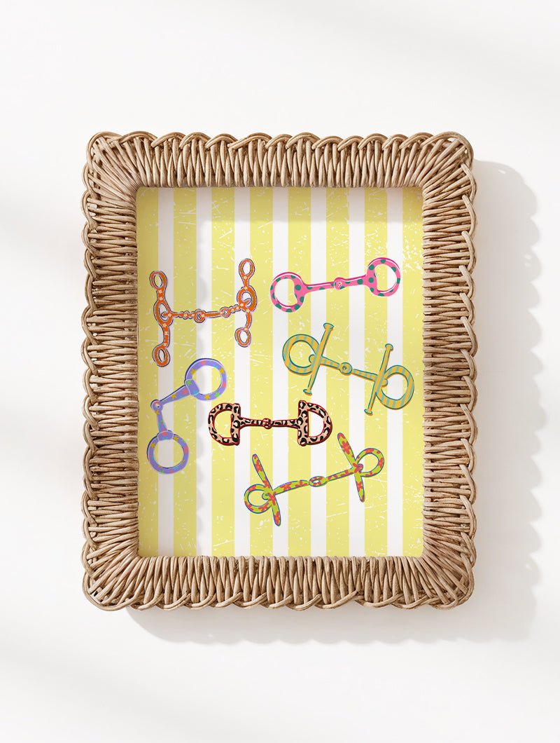 Striped Bitty & Bright Ready To Frame Canvas Print - Wholesale Accessory Market