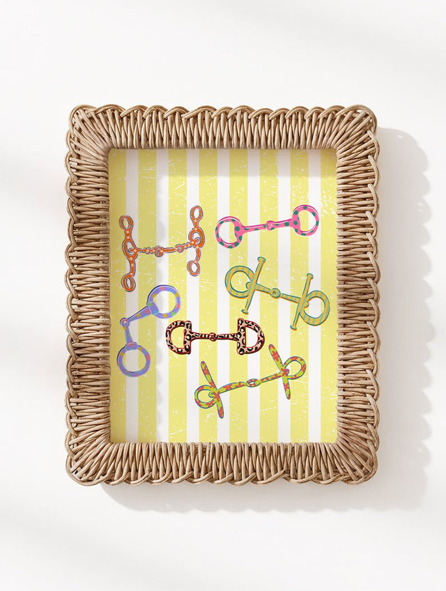 Striped Bitty & Bright Ready To Frame Canvas Print - Wholesale Accessory Market