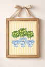 Striped Lemon Grove Trio Ready To Frame Canvas Print - Wholesale Accessory Market
