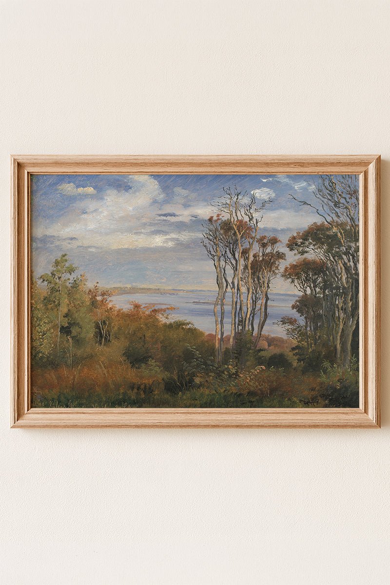 Through The Trees Ready To Frame Canvas Print - Wholesale Accessory Market