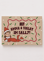 Personalized Merry Little Elf Message Stretched Canvas Print *Customize with Children and Elf Names - Wholesale Accessory Market