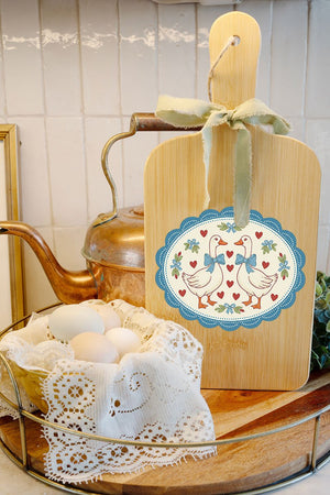 Goosey Little Love Decorative Wood Cutting Board - Wholesale Accessory Market