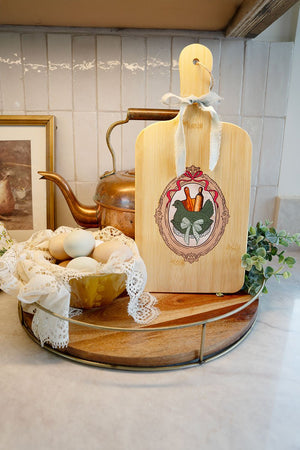 Nest & Knead Hen Wood Cutting Board - Wholesale Accessory Market