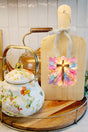 Pastel Brushstroke Cross Decorative Wood Cutting Board - Wholesale Accessory Market