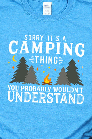 Sorry It's A Camping Thing Softstyle Adult T-Shirt - Wholesale Accessory Market