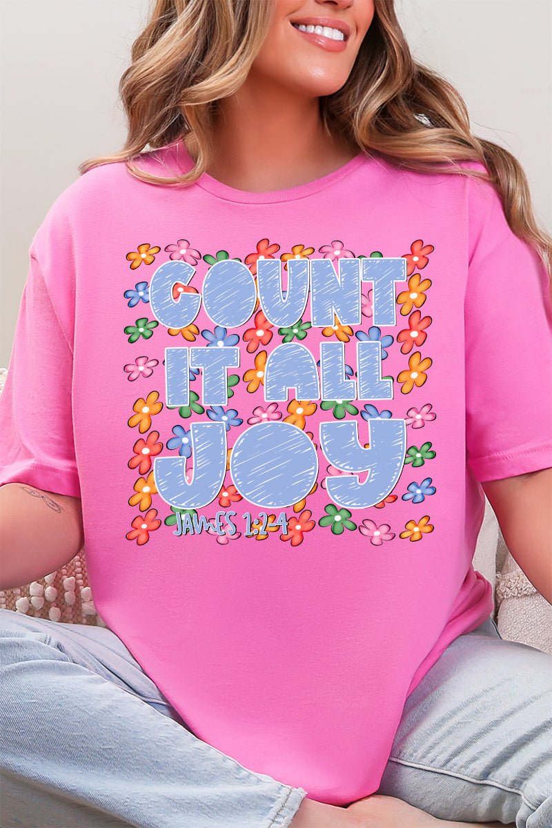 Count It All Joy Softstyle Adult T-Shirt - Wholesale Accessory Market