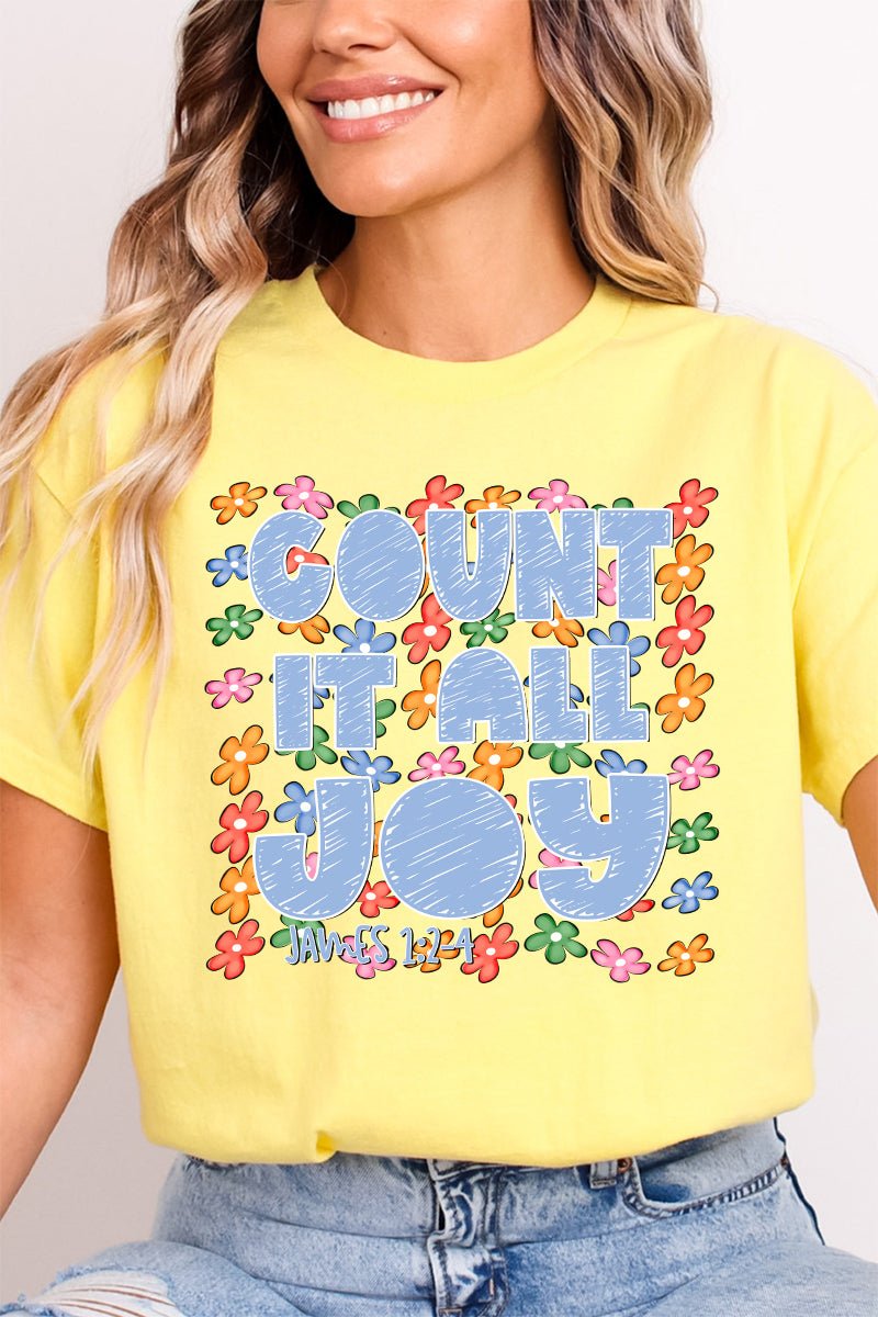 Count It All Joy Softstyle Adult T-Shirt - Wholesale Accessory Market