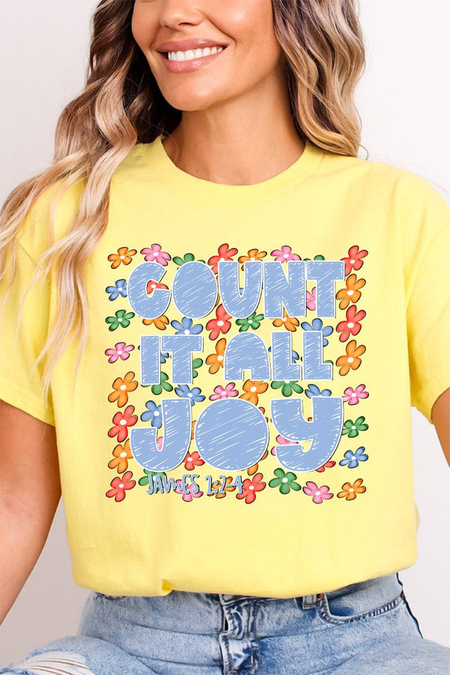 Count It All Joy Softstyle Adult T-Shirt - Wholesale Accessory Market